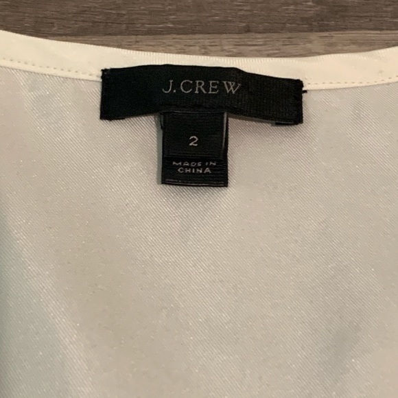 J Crew Womens Size 2 Sleveless Silk Blouse - Picture 2 of 4